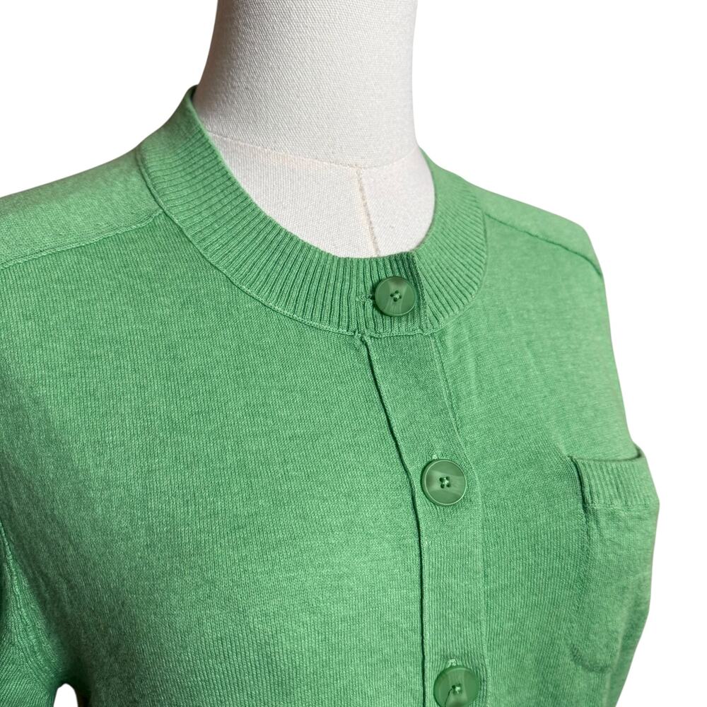 Anthropologie Maeve NEW Short -Sleeve Crew-Neck Cardigan Sweater Size XS - Picture 8 of 10